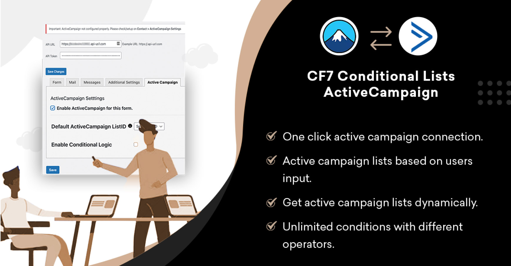 Contact Form 7 & ActiveCampaign WordPress plugin (Pro)