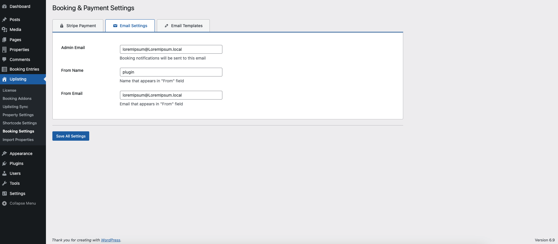Uplisting WordPress Connector Pro