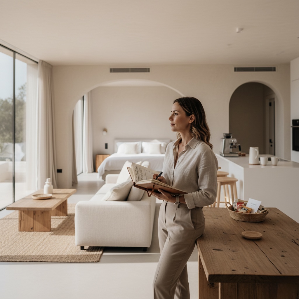 Vacation rental host building independent direct booking website for Hostaway property