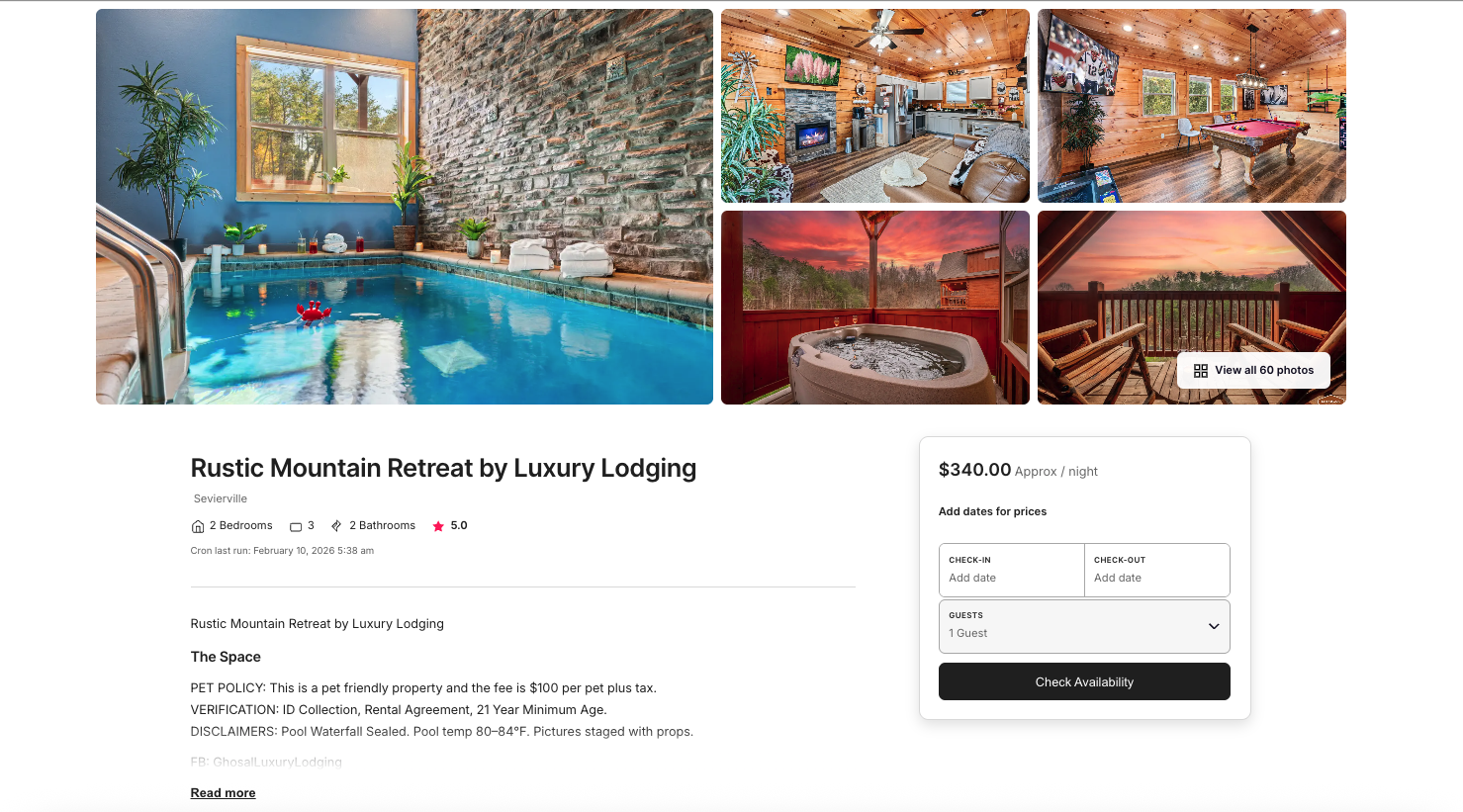 Hostaway WordPress Connector Pro
