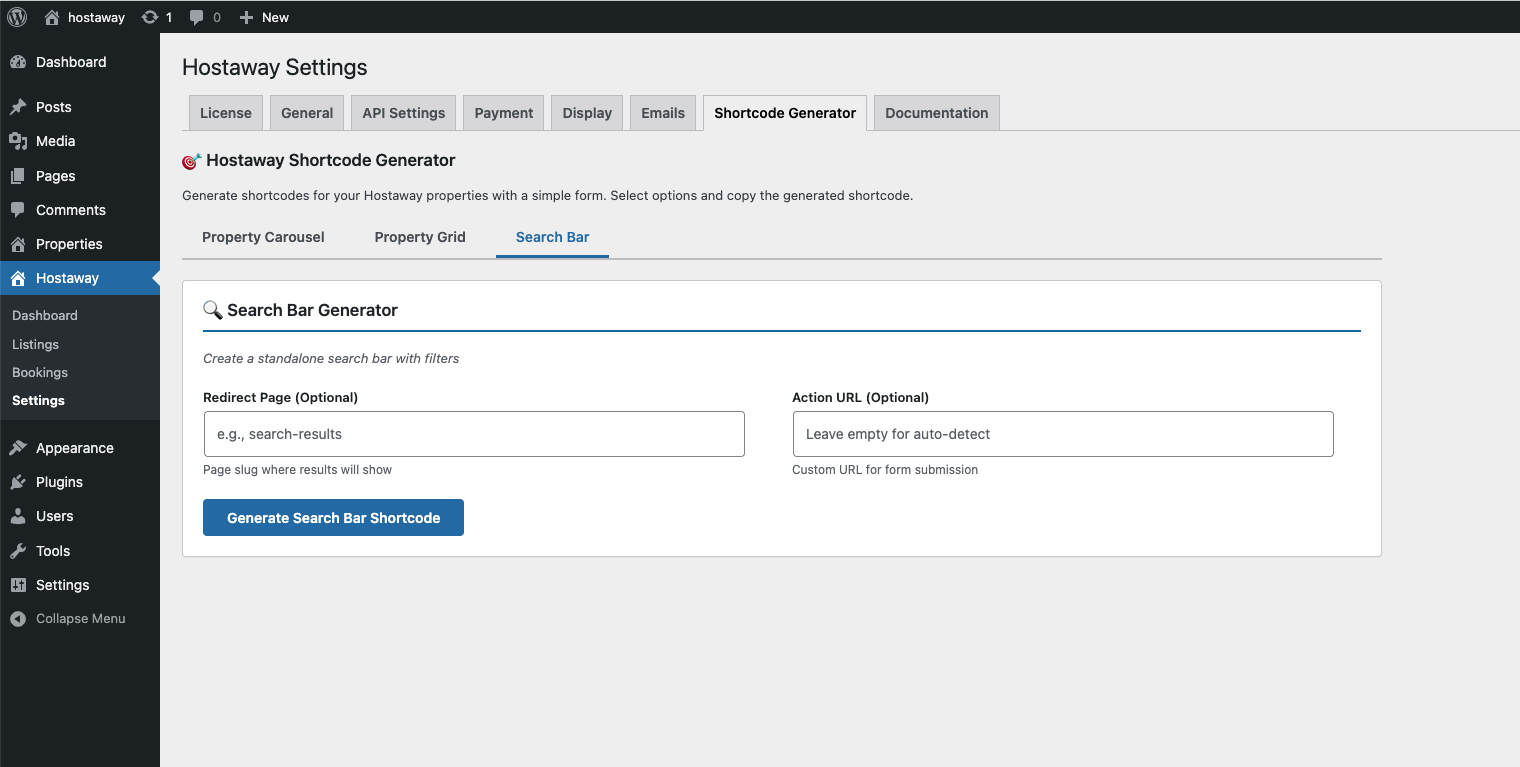 Hostaway WordPress Connector Pro