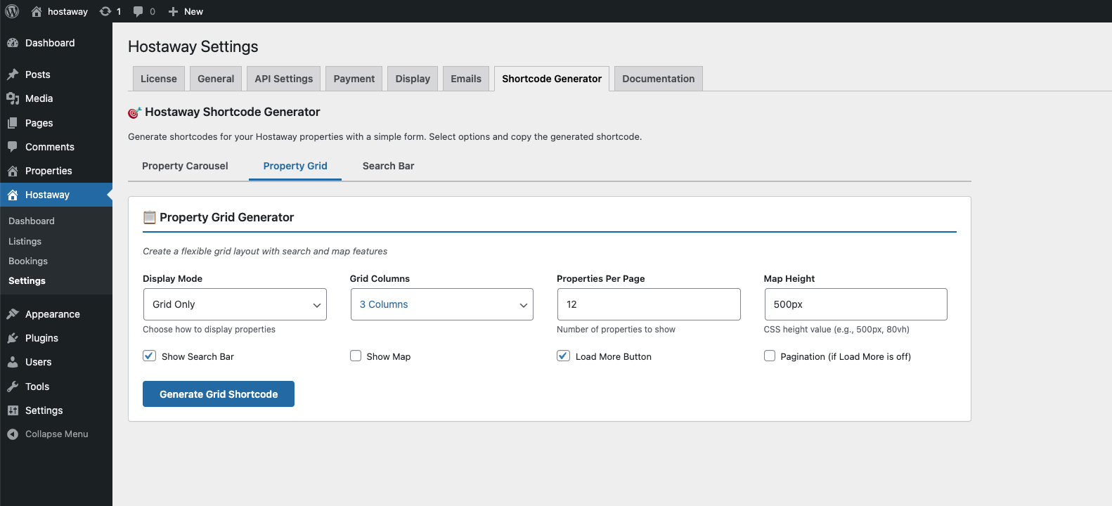 Hostaway WordPress Connector Pro
